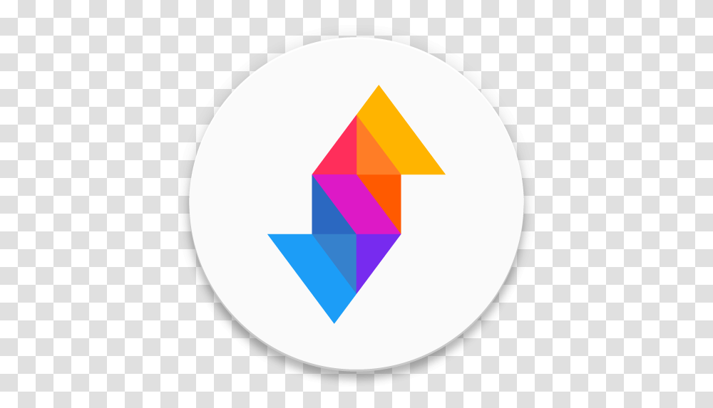Sync For Reddit Circle, Triangle, Art, Paper, Origami Transparent Png