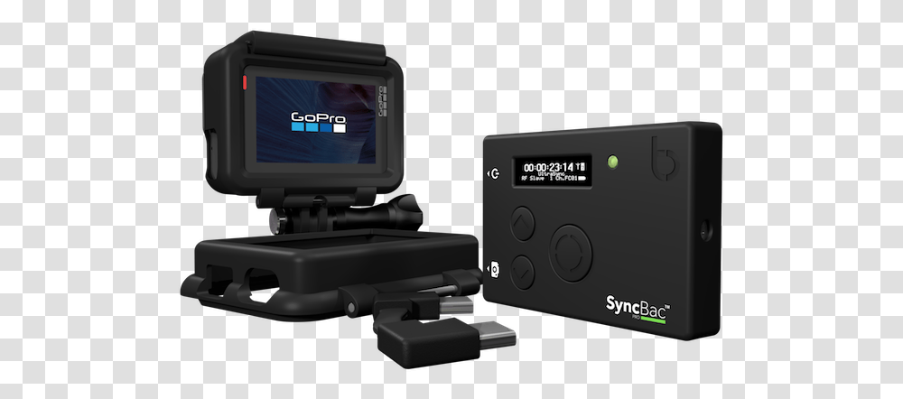 Syncbac Pro And Gopro Hero6 Camera Gopro Hero6 Black, Monitor, Screen, Electronics, Display Transparent Png