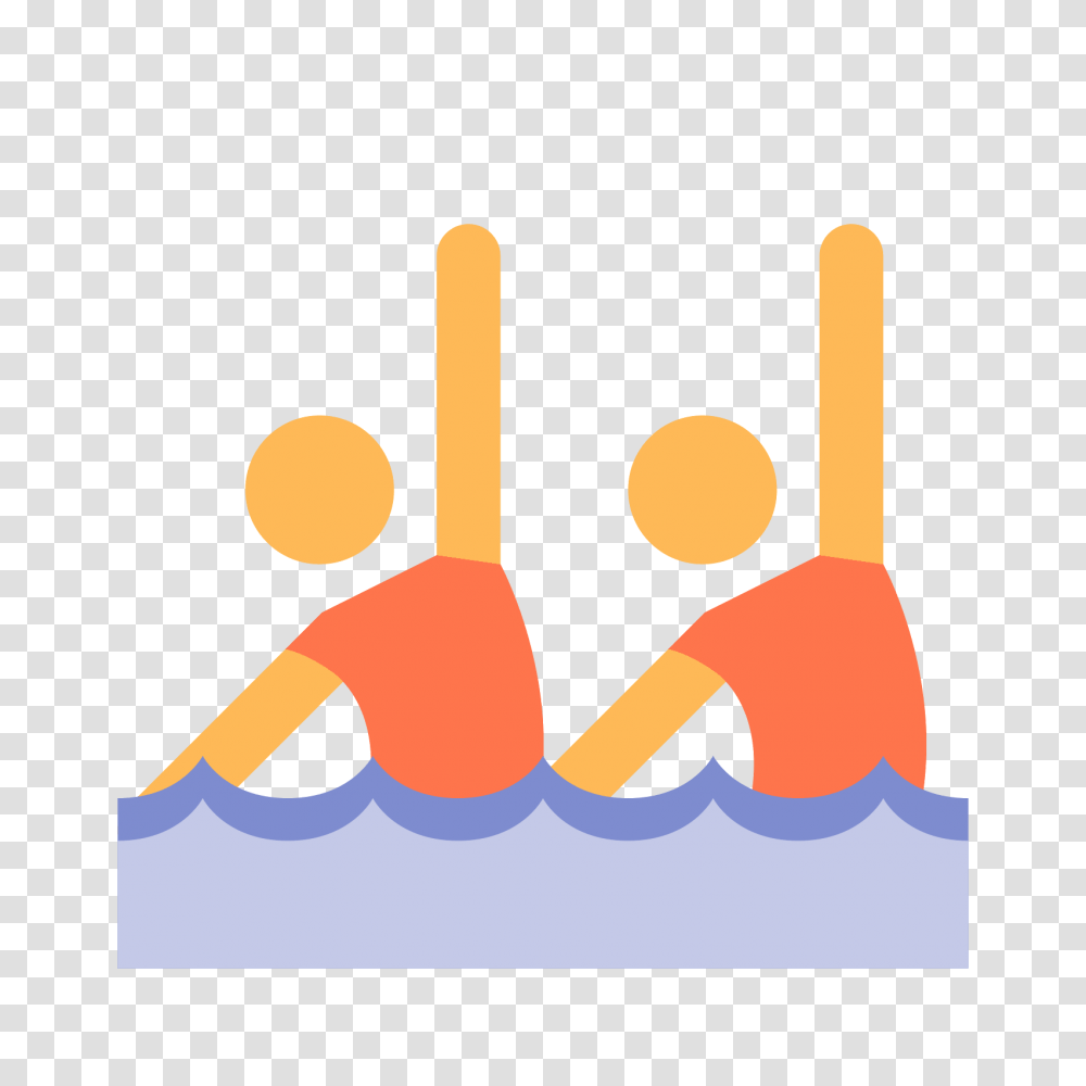 Synchronised Swimming Icon, Oars, Outdoors, Paddle, Crowd Transparent Png
