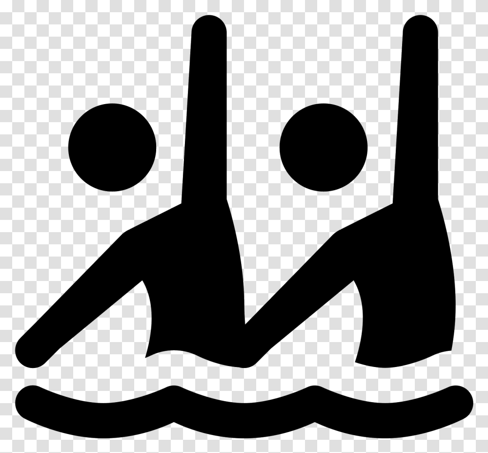 Synchronised Swimming Synchronized Swimming Icon, Gray, World Of Warcraft Transparent Png