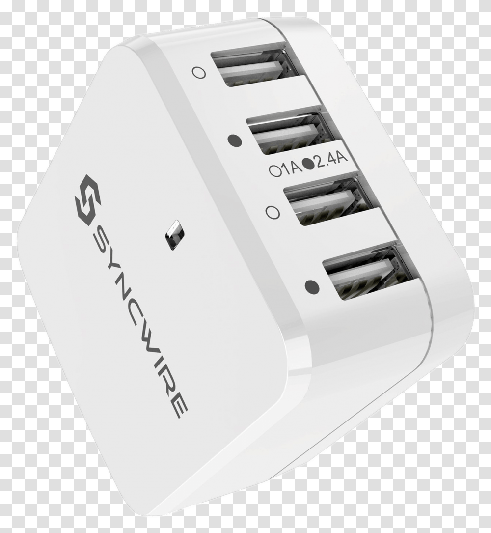 Syncwire Usb Charger Usb Plug, Electronics, Hardware, Hub, Computer Transparent Png