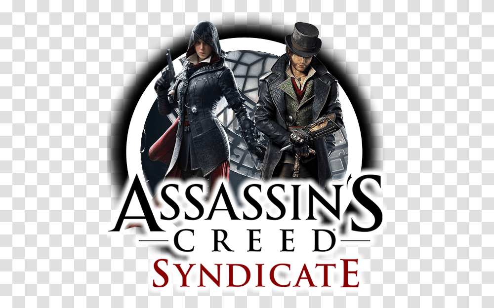 Syndicate Original Icon Assassins Creed Syndicate Title, Person, Poster, Weapon Transparent Png