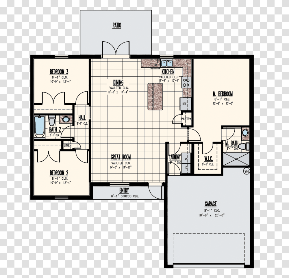 Synergy Homes Kingston Home Model Floor Plan Floor Plan, Diagram, Plot Transparent Png
