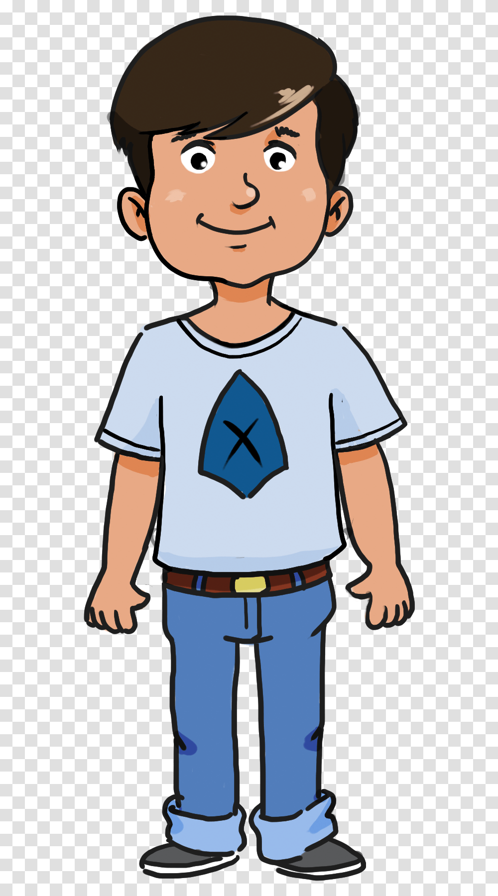Synfig Cartoon Full Body, Sleeve, Person, T-Shirt Transparent Png