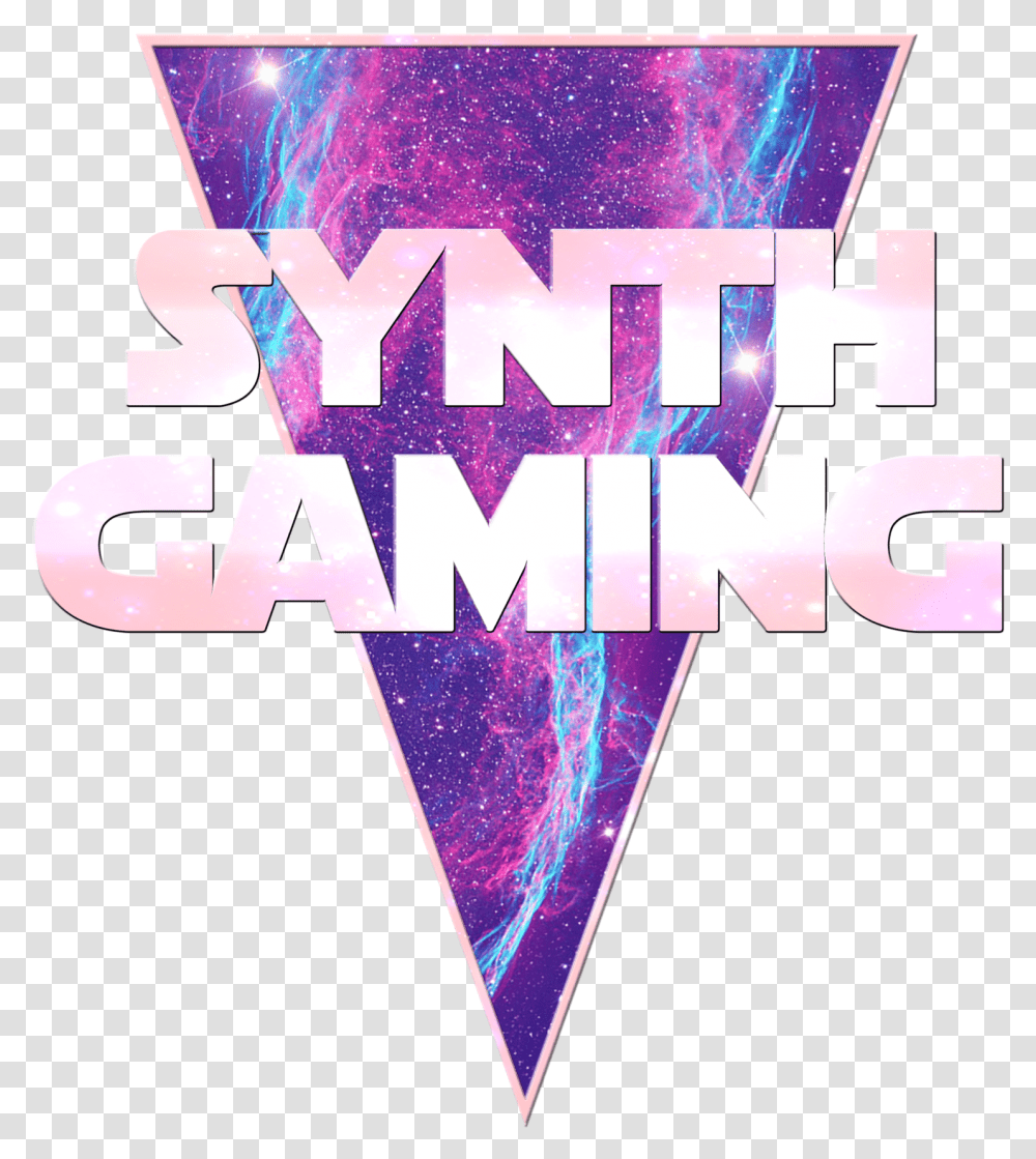 Synth Gaming Twitch Logo Graphic Design, Purple, Light, Graphics, Art Transparent Png