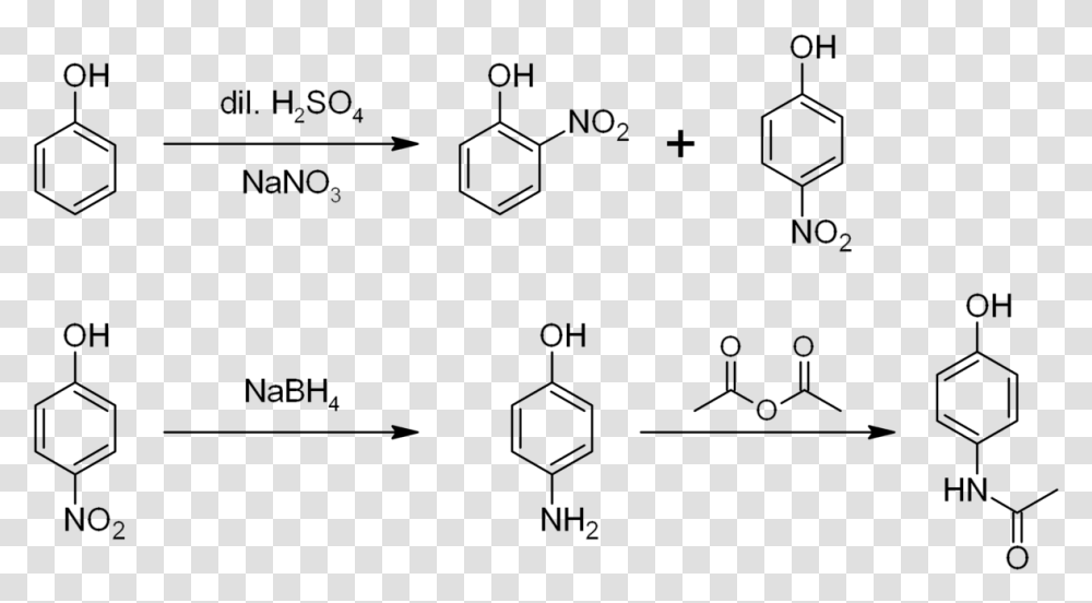 Synthesis Of Paracetamol From Phenol, Alphabet, Number Transparent Png