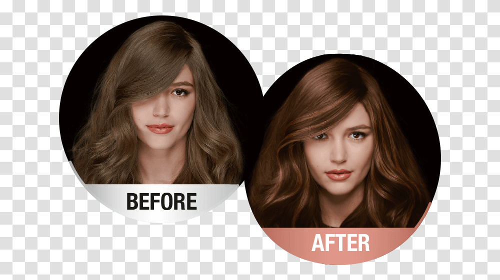 Syoss Com Before After Girl, Face, Person, Female, Woman Transparent Png