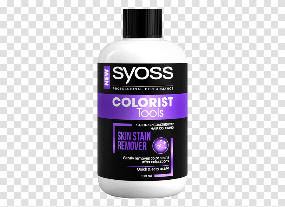 Syoss Com Color Colorist Tools Skin Stain Remover Syoss Shampoo, Tin, Can, Aluminium, Spray Can Transparent Png