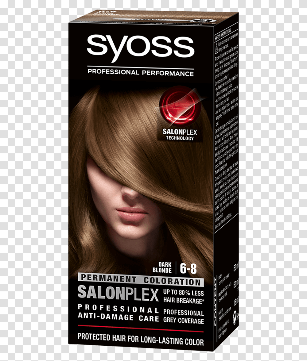 Syoss Com Color Salonplex 6 8 Dark Blonde Syoss, Poster, Advertisement, Flyer, Paper Transparent Png