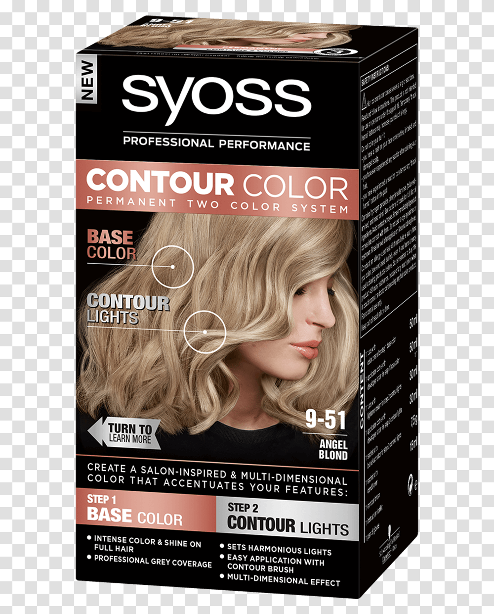 Syoss Com Contour Color 9 51 Angel Blond Syoss Contour Color, Advertisement, Poster, Magazine, Flyer Transparent Png