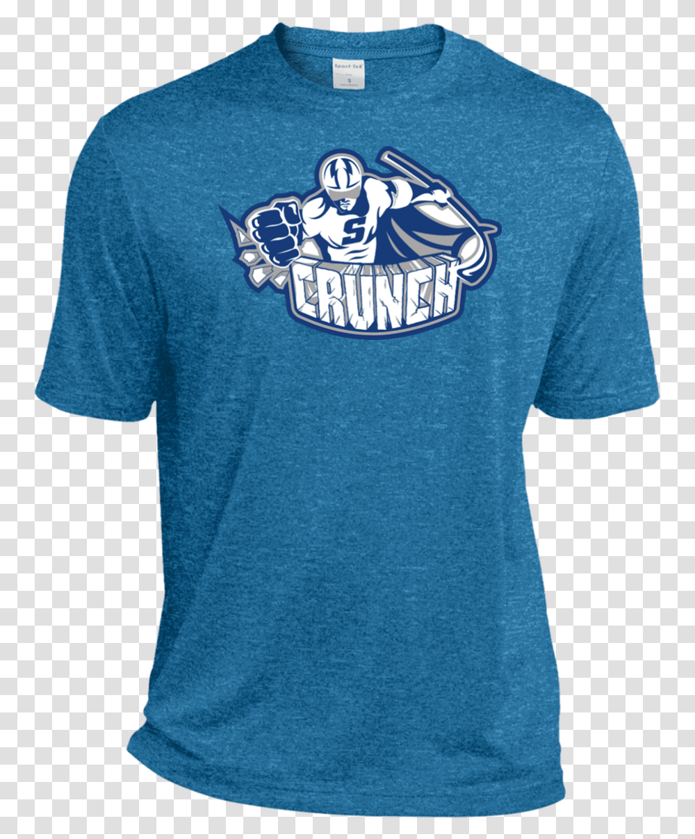 Syracuse Crunch Adult Primary Logo Heather Dri Fit T Shirt, Apparel, Sleeve, T-Shirt Transparent Png