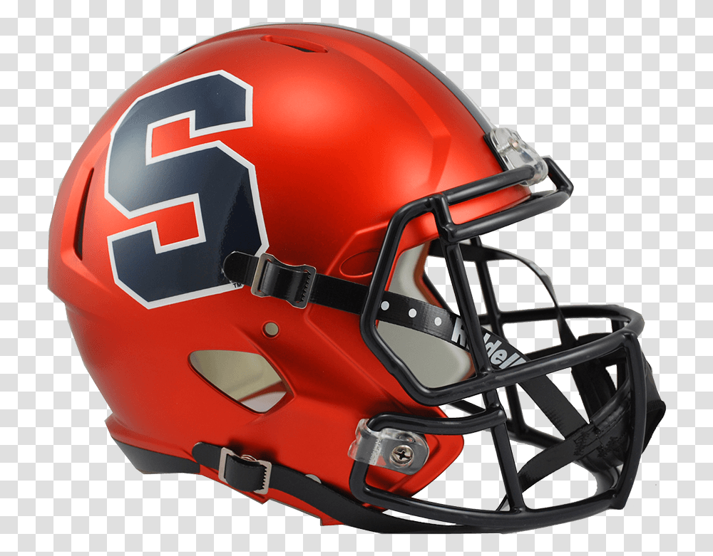 Syracuse Speed Replica Helmet Syracuse Orange Football Helmet, Apparel, American Football, Team Sport Transparent Png