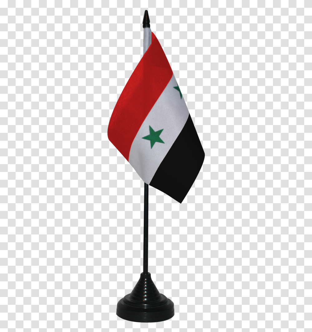 Syria Table Flag Flag, Lamp, Star Symbol, Canopy Transparent Png