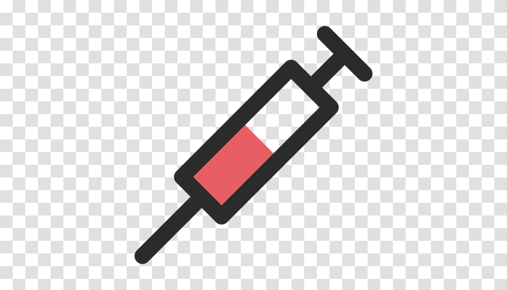 Syringe Colored Stroke Icon, Tool, Injection, Screwdriver Transparent Png