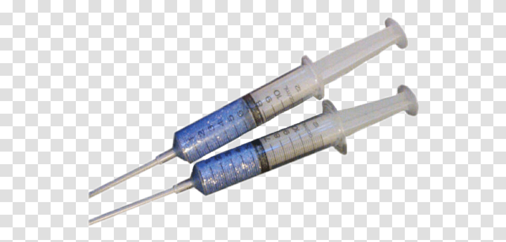 Syringe Glitter Blue Aesthetic Nichememe Syringe, Injection Transparent Png