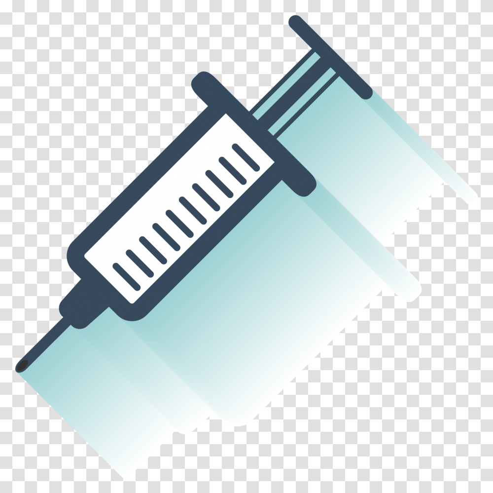 Syringe Hypodermic Needle Icon Syringe Cartoon, Weapon, Text, Blade, Building Transparent Png