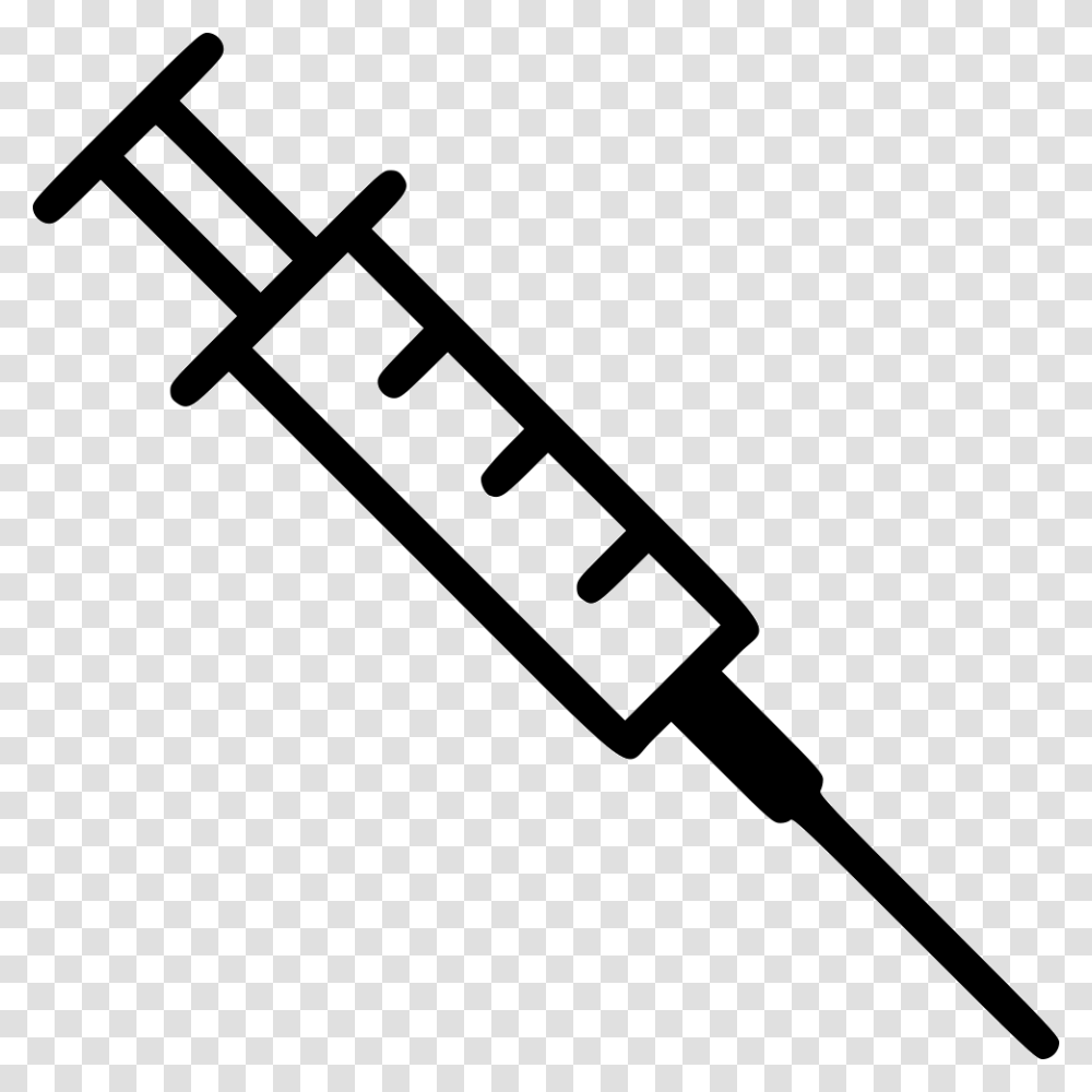 Syringe Injection Drug Steroid Vaccine Clipart, Shovel, Tool, Silhouette Transparent Png