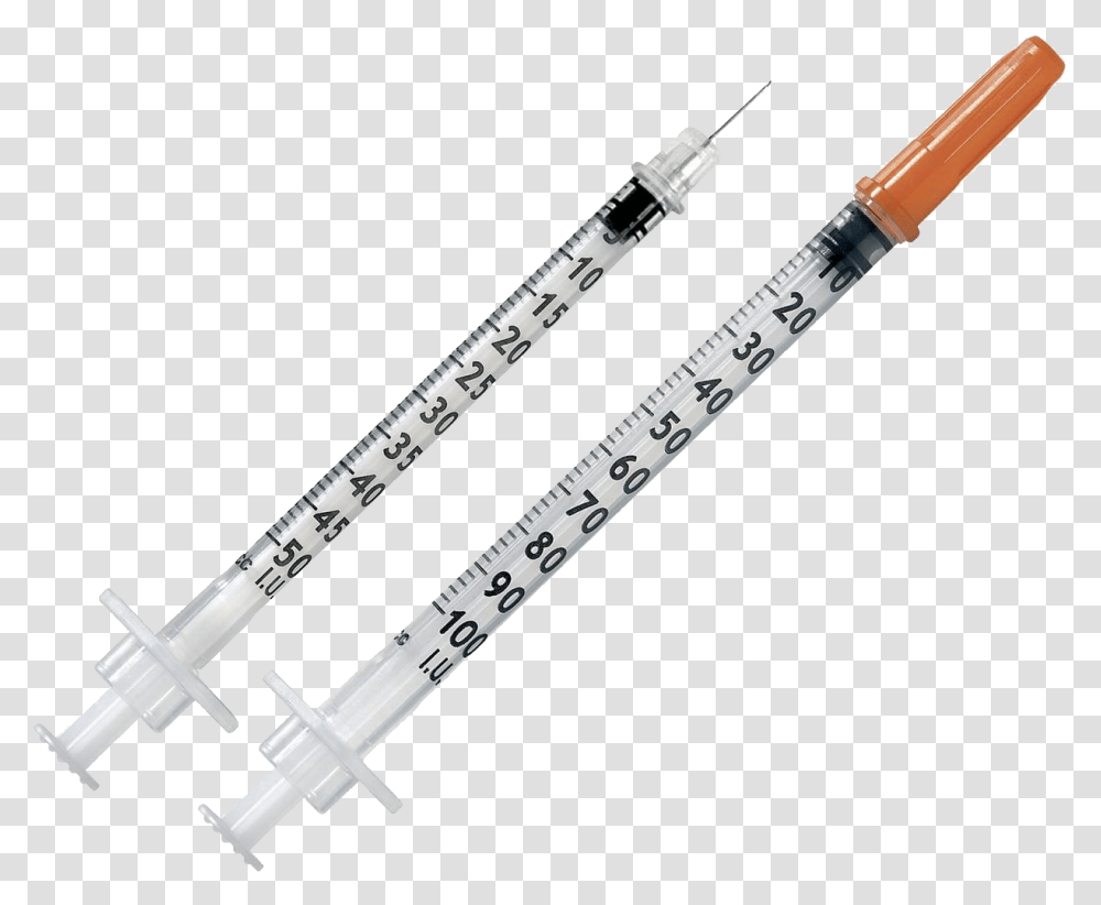 Syringe Needle Download Image Insulin Syringe Ml, Injection, Plot, Baseball Bat, Team Sport Transparent Png