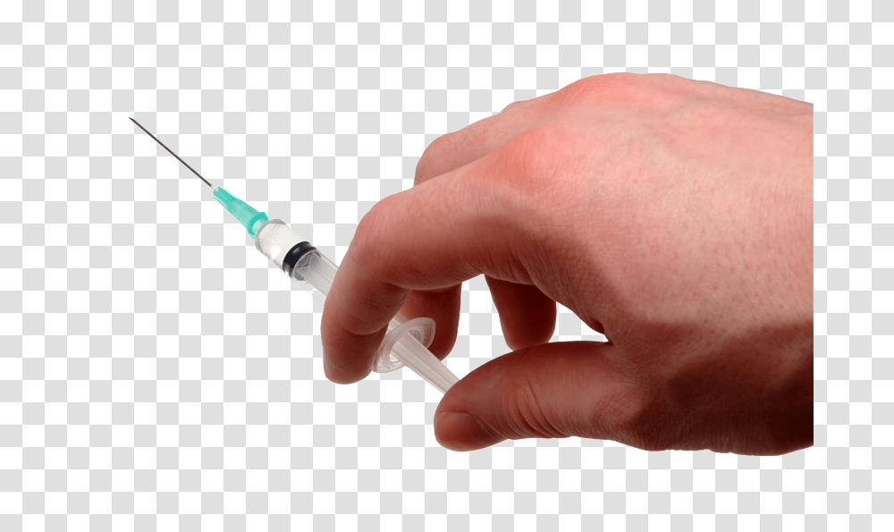 Syringe, Person, Human, Injection, Hand Transparent Png