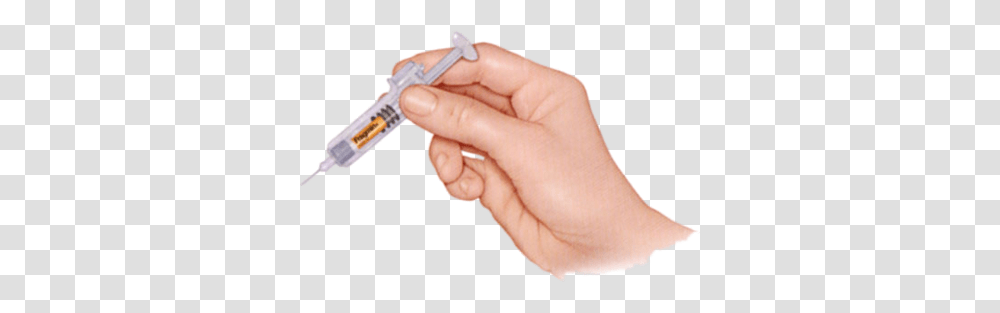 Syringe, Person, Human, Injection, Hand Transparent Png