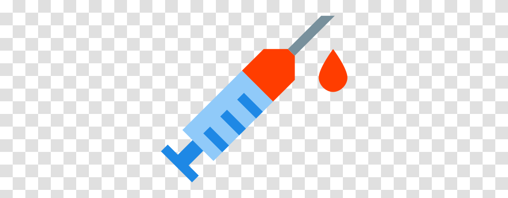 Syringe With A Drop Of Blood Icon Vertical, Injection, Dynamite, Bomb, Weapon Transparent Png
