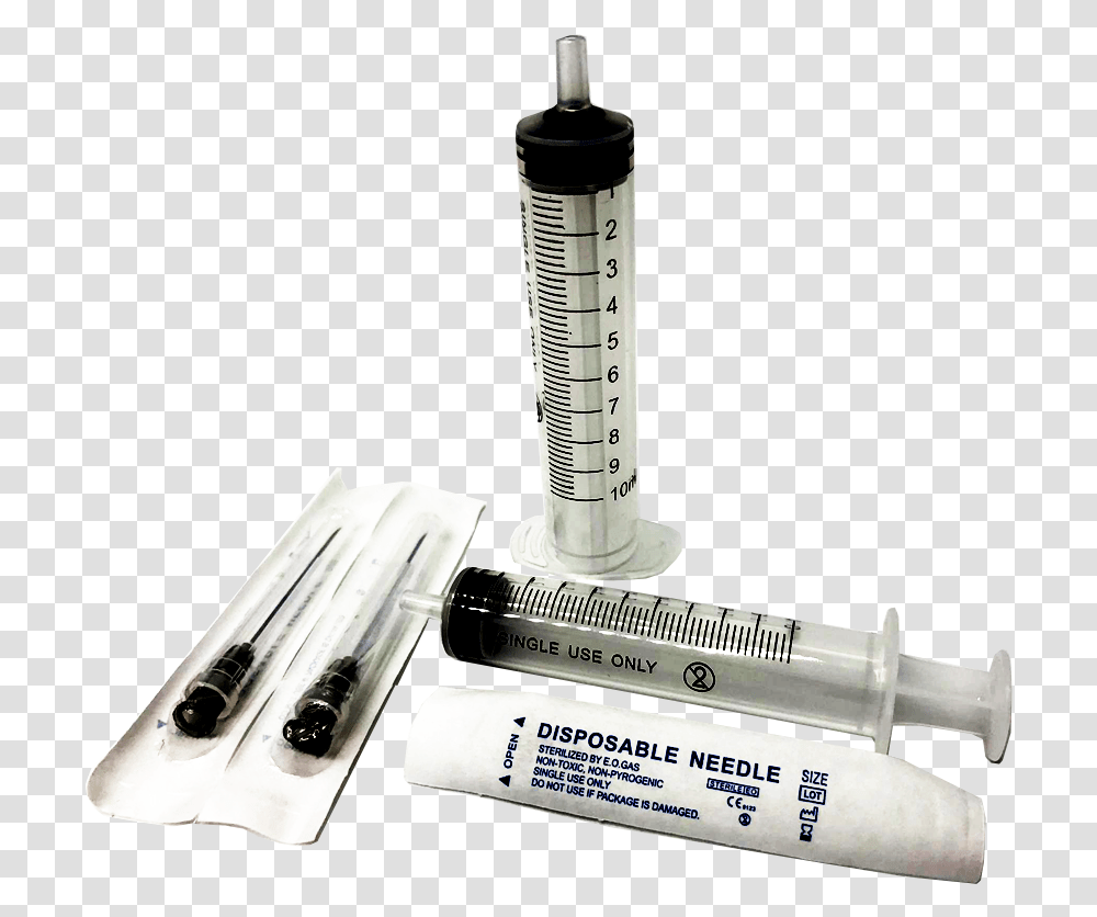 Syringes With Needle Disposable Medical Equipment, Injection, Plot, Soil, Cup Transparent Png