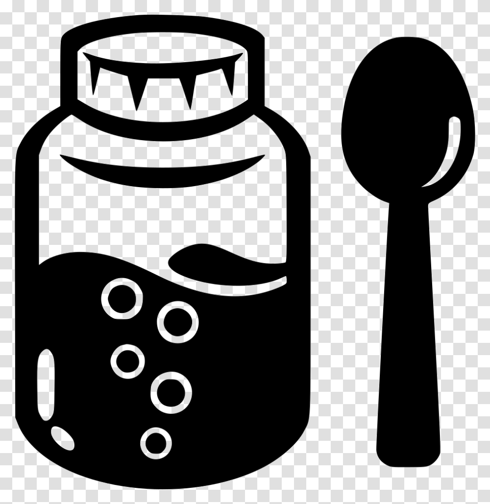 Syrup Clip Art, Cutlery, Bottle, Spoon, Grenade Transparent Png