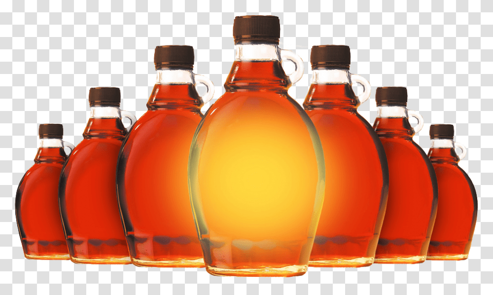 Syrupplastic Bottleglass Bottleliquidsyruppalm Maple Syrup Flowing, Food, Plant, Beverage, Liquor Transparent Png
