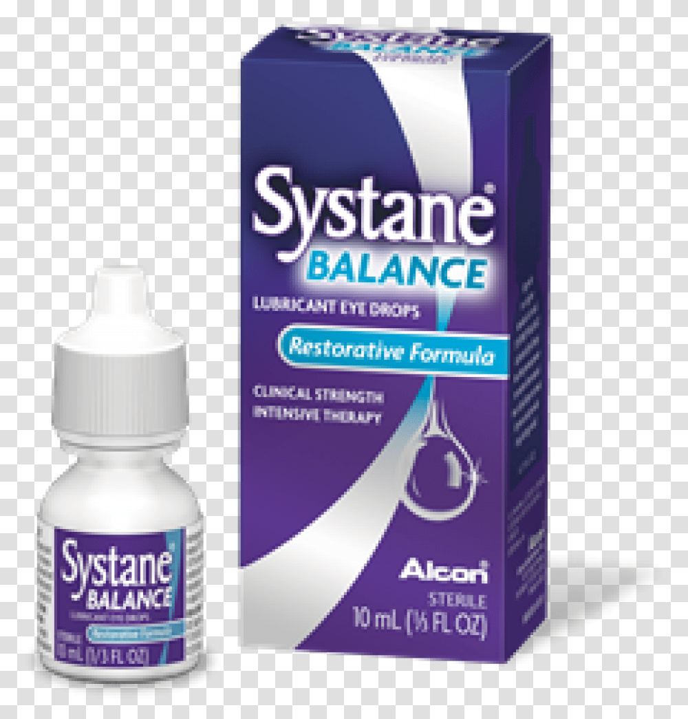 Systane Balance Eye Drops 10ml Systane Ultra, Label, Flyer, Bottle Transparent Png