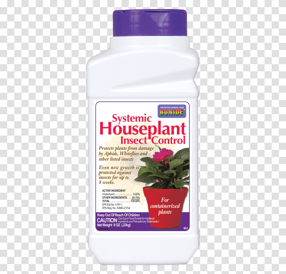 Systemic Houseplant Insect Control Bonide Systemic Houseplant Insect Control, Flower, Bottle, Petal Transparent Png