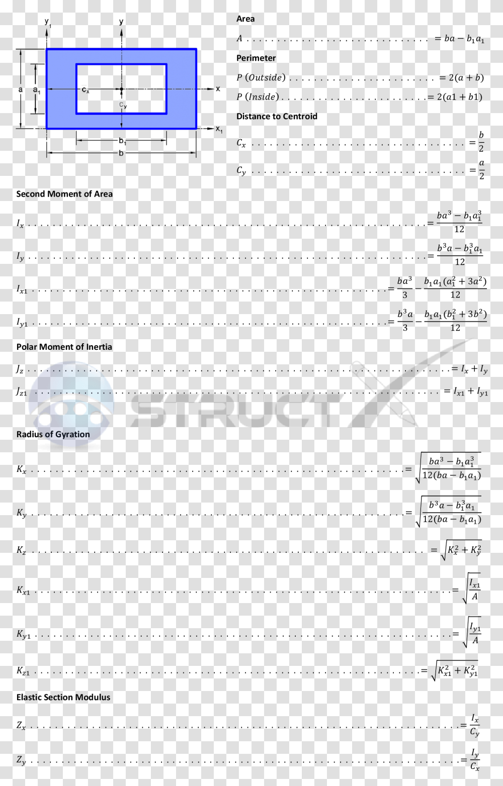 T Beam Download Hollow Rectangle Area Formula, Monitor, Screen, Electronics Transparent Png