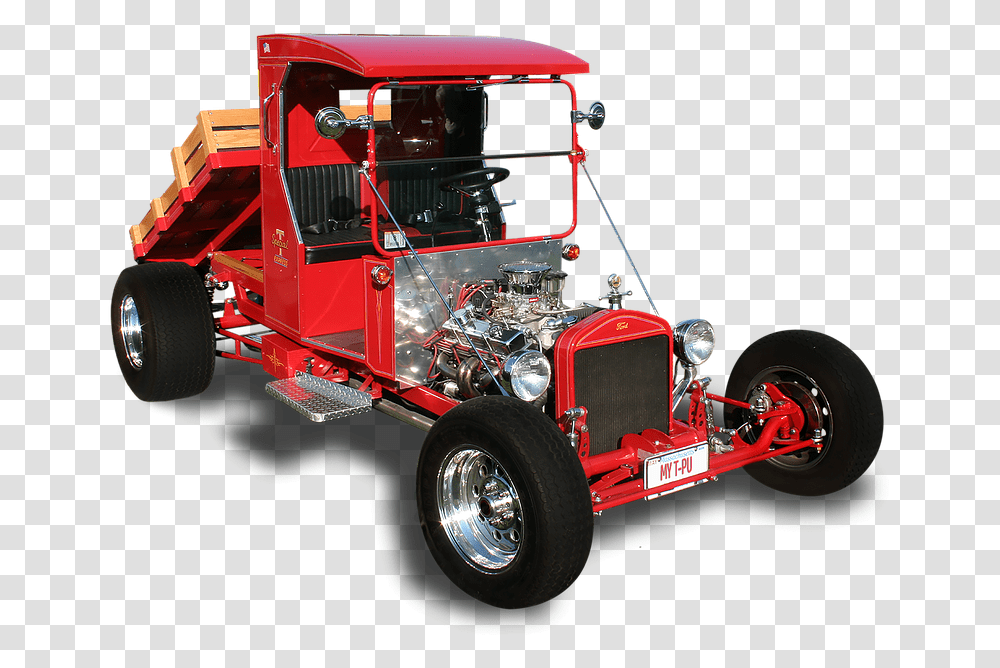 T Bucket Truck Hot Rod Model T Custom Retro Car Model T Hot Rod Truck, Vehicle, Transportation, Fire Truck, Machine Transparent Png