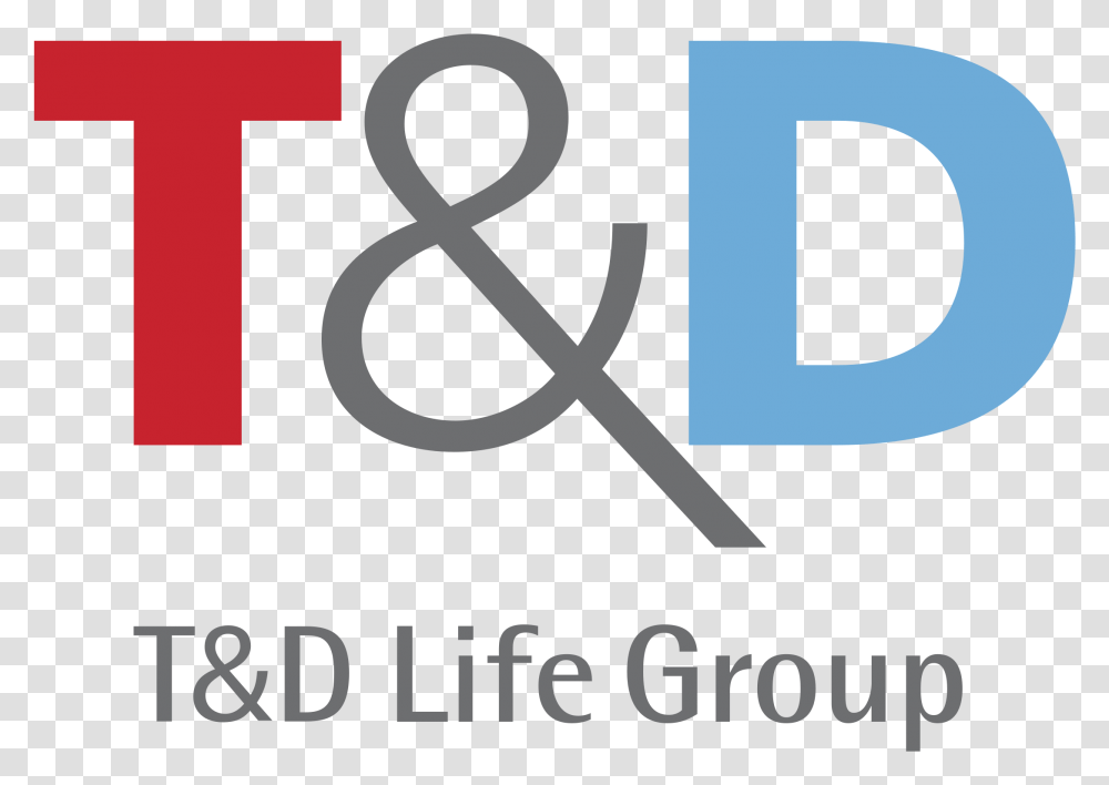 T D Life Group Logo Graphic Sign, Alphabet, Ampersand Transparent Png