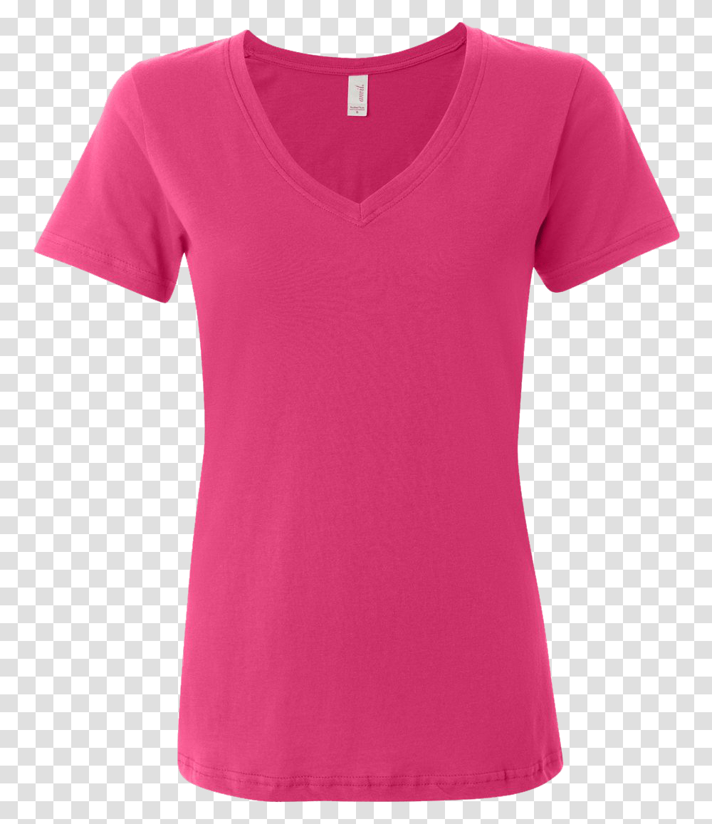 T Gildan Pink T Shirt, Clothing, Apparel, T-Shirt, Sleeve Transparent Png