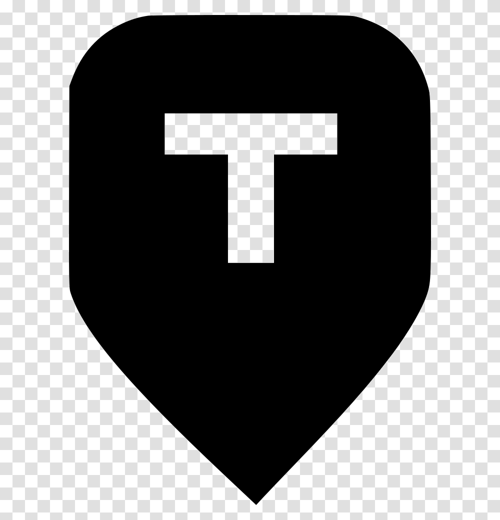 T Map Pointer Point Sign, Armor, Shield Transparent Png