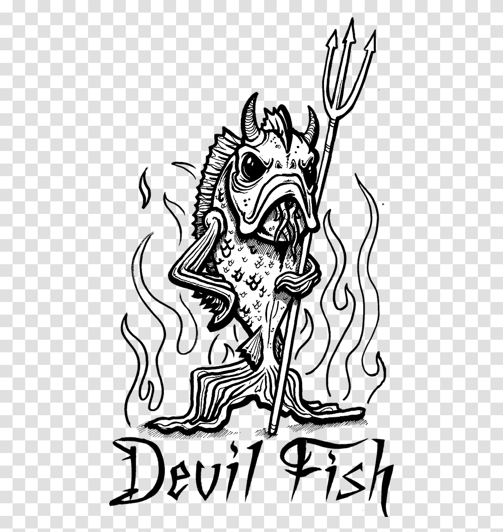 T Patterson Devil Fish, Person, Drawing, Mammal Transparent Png
