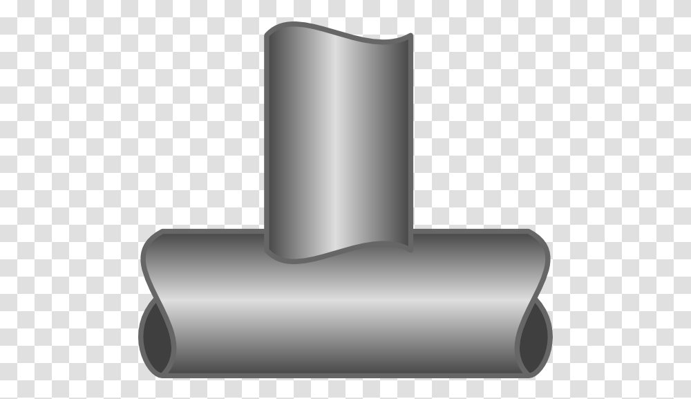 T Pipe Junction Clip Art At Clkercom Vector Clip Art T Junction In Pipe Line, Weapon, Weaponry, Cylinder, Bomb Transparent Png