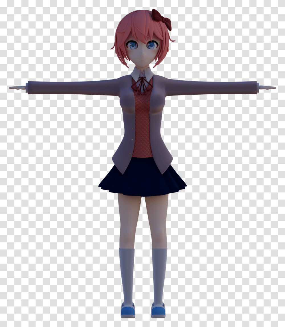 T Pose Character, Costume, Female, Person Transparent Png