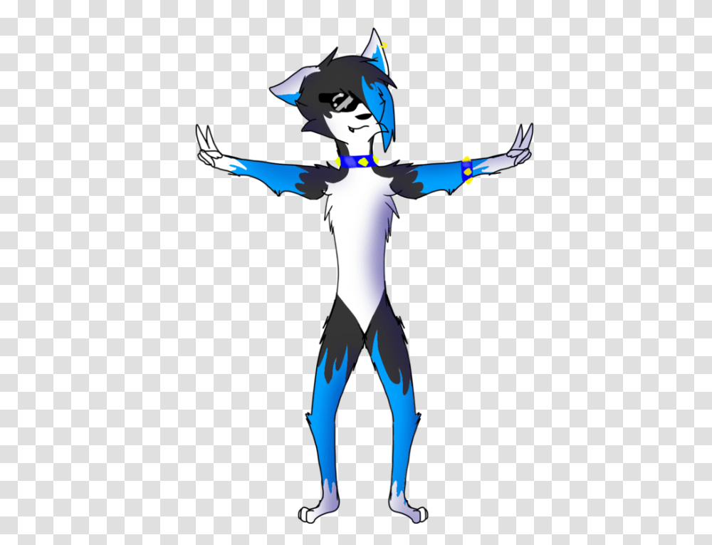 T Pose Wolfy, Person, Costume Transparent Png