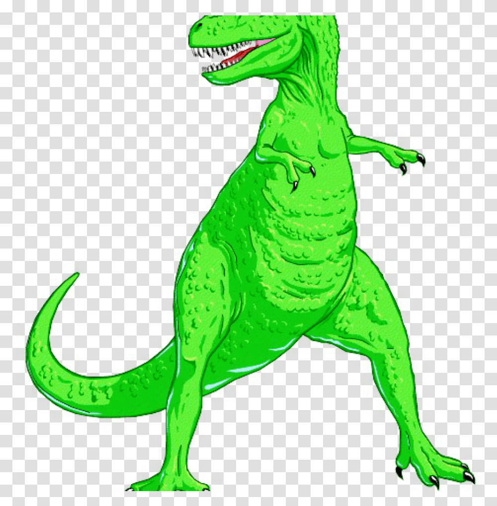 T Rex Clipart Black And White Free Trex Clipart, Reptile, Animal, Dinosaur Transparent Png