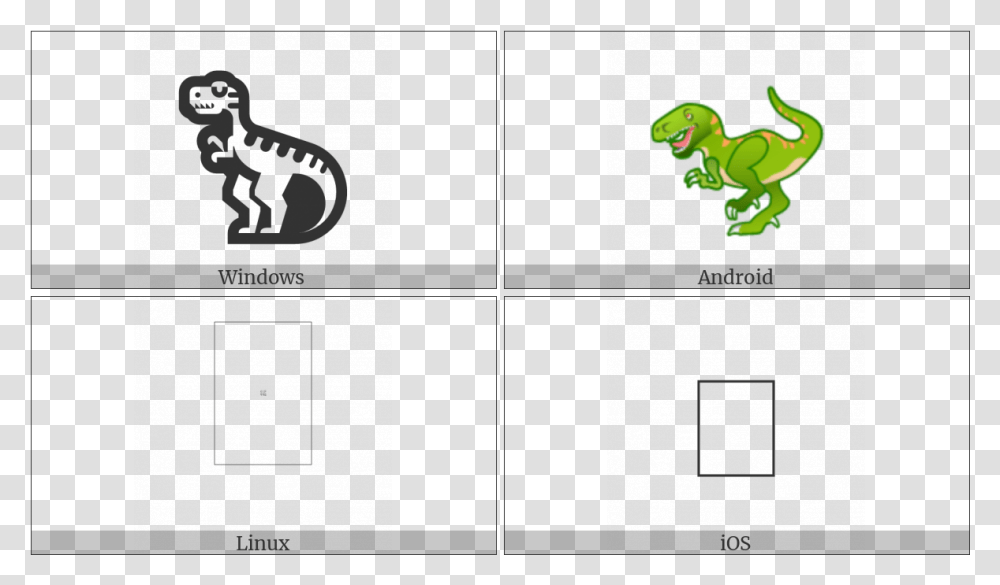 T Rex On Various Operating Systems Iguana, Reptile, Animal, Alphabet Transparent Png