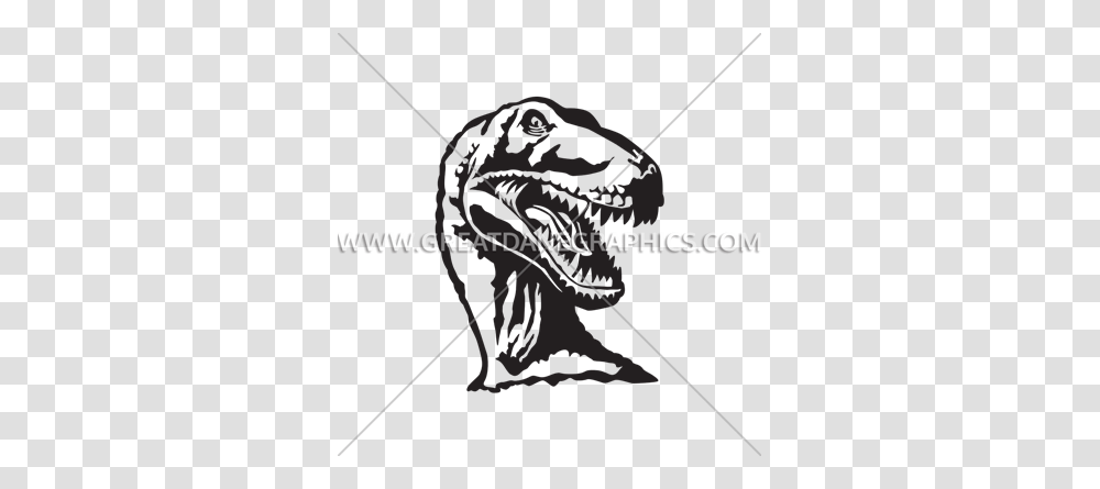 T Rex Profile Production Ready Artwork For T Shirt Printing, Bow, Outdoors, Water, Leisure Activities Transparent Png