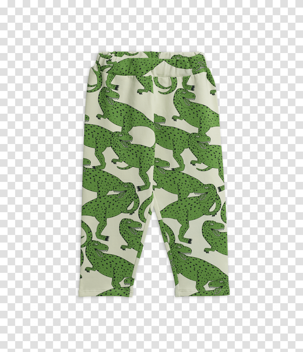 T Rex Sweatpants Green Ss19 By Mini Rodini Pajamas, Clothing, Apparel, Military Uniform, Camouflage Transparent Png