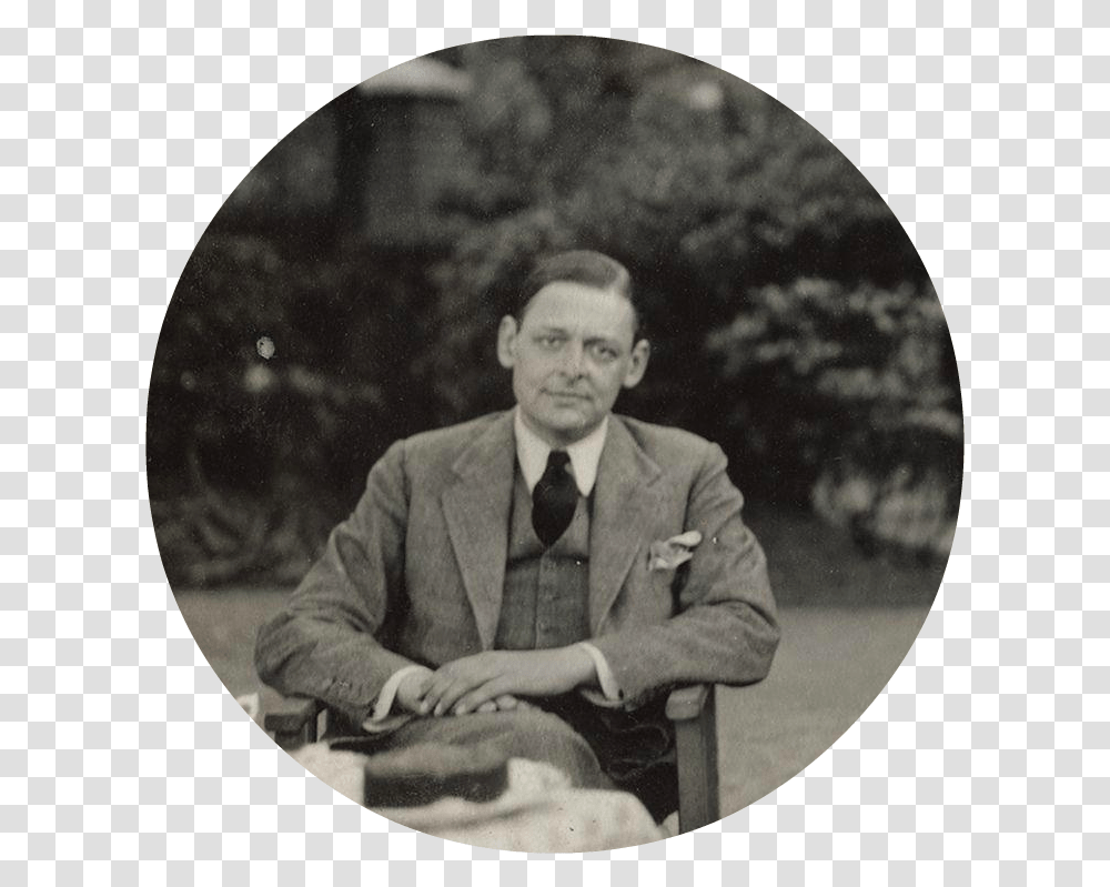 T S Eliot Way The World Ends Not With A Bang But A Whimper, Person, Tie, Face Transparent Png