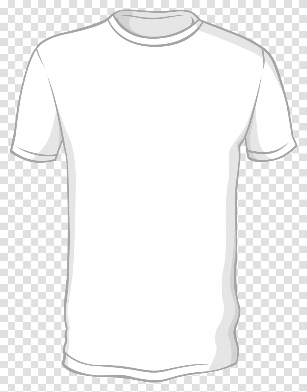 T Shirt Blanc Fond, Apparel, T-Shirt, Jersey Transparent Png