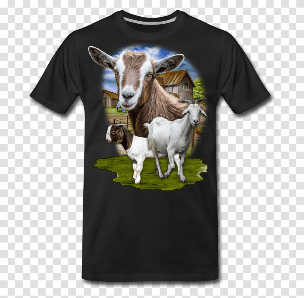T Shirt, Apparel, Goat, Mammal Transparent Png