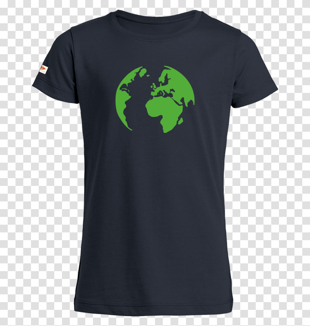 T Shirt Fille Ovivo Terre Bleu Nuit Broccoli, Apparel, Sleeve, T-Shirt Transparent Png
