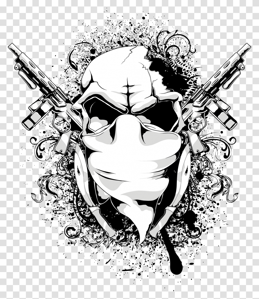 T Shirt Graphic Design Skull Vector Download Hd Portable Network Graphics, Drawing, Stencil, Doodle Transparent Png