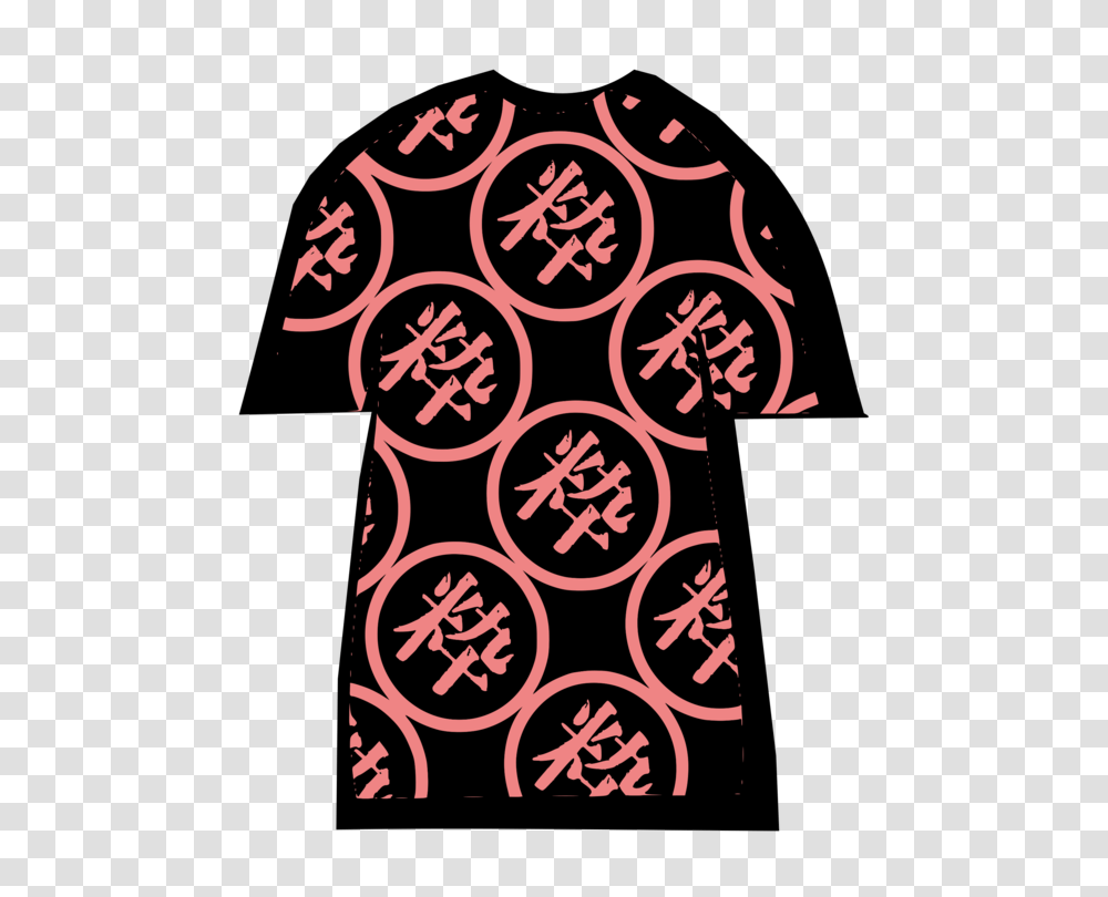 T Shirt Kanji Goku King Kai Gohan, Pattern, Floral Design Transparent Png
