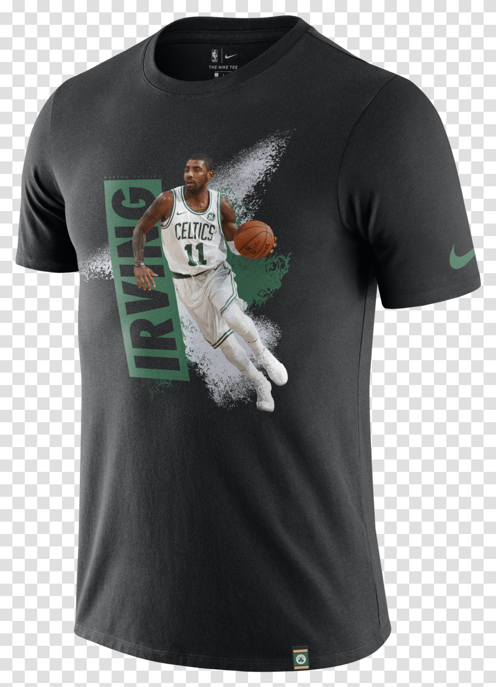 T Shirt Kyrie Irving, Apparel, People, Person Transparent Png